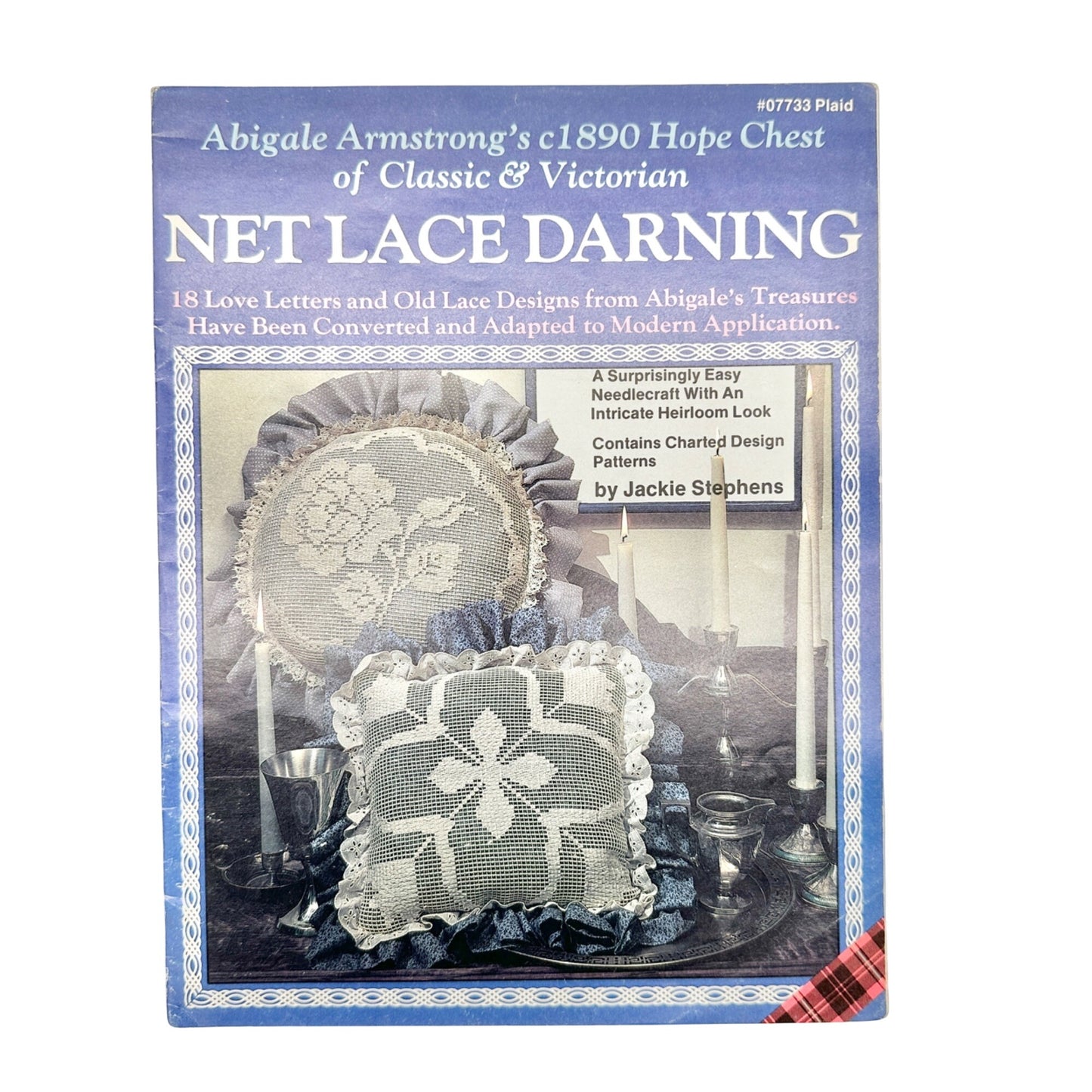 Vtg 1984 Lot of 4 Net Lace Darning Embroidery Pattern Books Victorian-Inspired