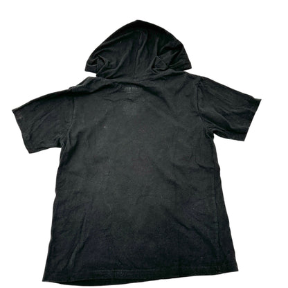 Spider-Man Miles Morales Kids Hoodie T-Shirt Size 10/12 Black Red SS Cotton