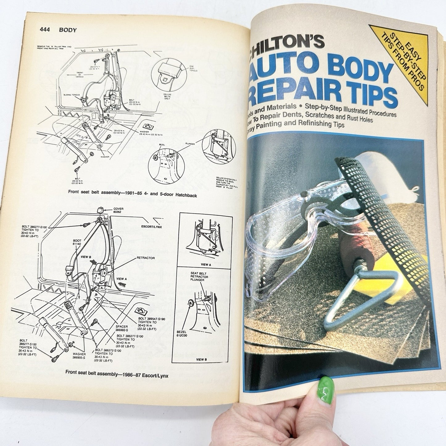 Chiltons Repair Manual 8316 Ford Escort Mercury Lynx 1981-92 Paperback Pub 1998