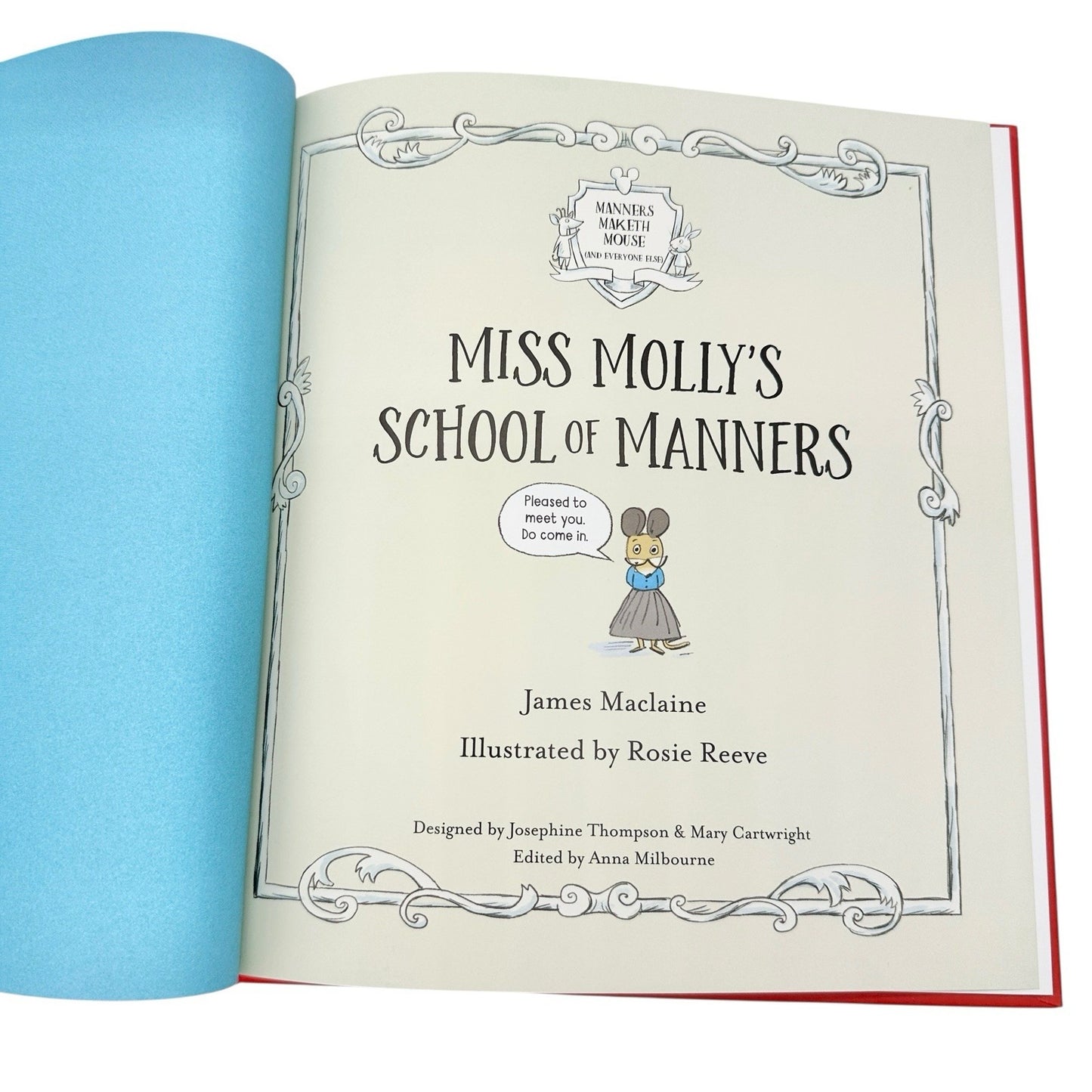 Miss Molly's School of Manners by James Maclaine (2019, Hardcover) Usborne
