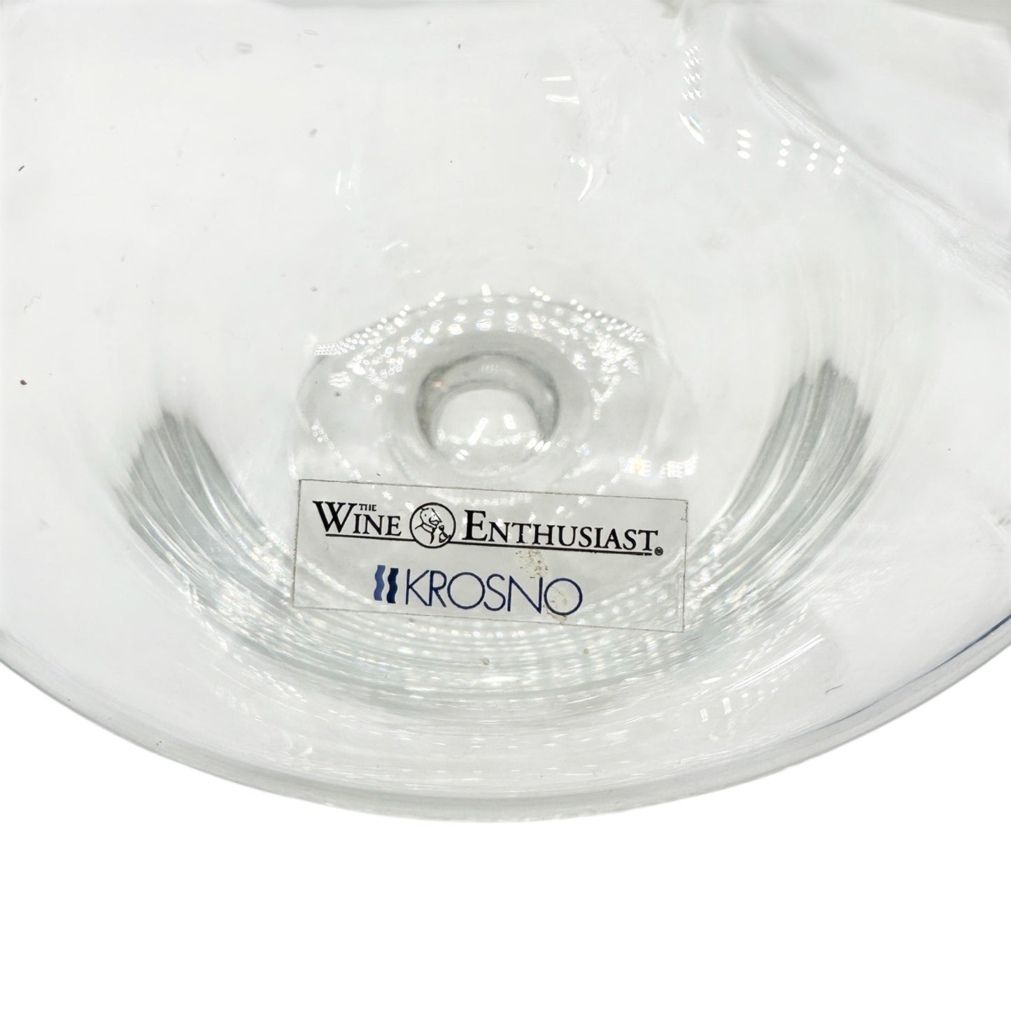 Krosno Wine Enthusiast Decanter Clear Glass with Stopper 48 fl oz Capacity