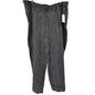 Time And Tru Linen Pants Womens XXXL 22 Black White Striped Wide Leg Relaxed Fit