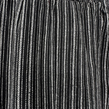 Time And Tru Linen Pants Womens XXXL 22 Black White Striped Wide Leg Relaxed Fit