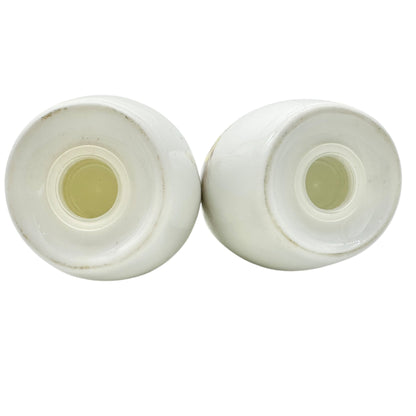 Vintage Ceramic Floral Salt and Pepper Shakers Yellow Florals 4 inches Tall