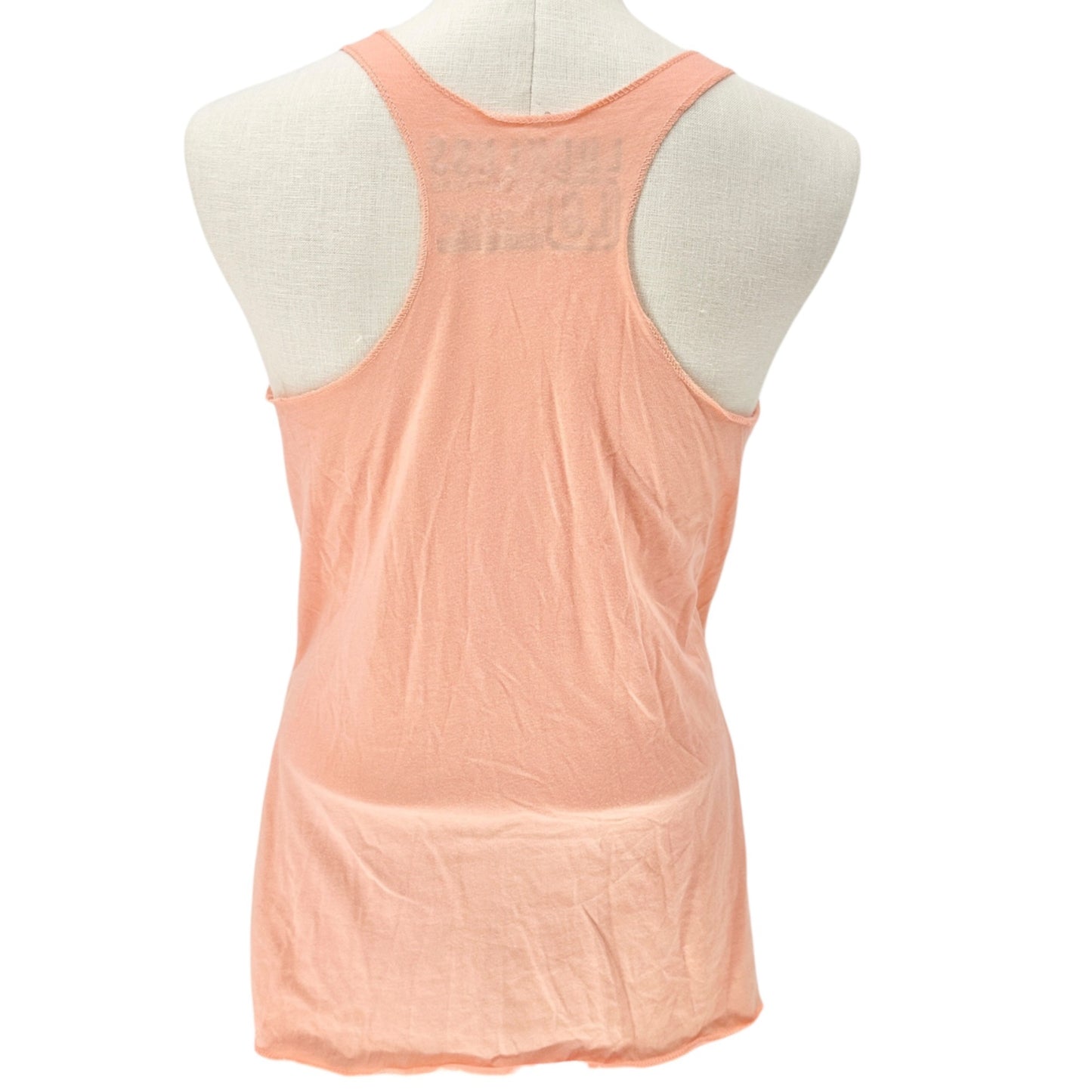 Real Women Drive Trucks Racerback Tank Top Large Peach By Luckless Outfitters