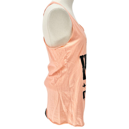 Real Women Drive Trucks Racerback Tank Top Large Peach By Luckless Outfitters