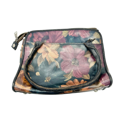 Patricia Nash Handbag Floral Leather with Adjustable Strap and Double Handles