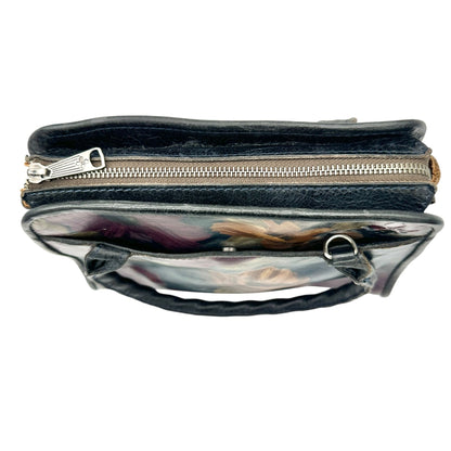 Patricia Nash Handbag Floral Leather with Adjustable Strap and Double Handles