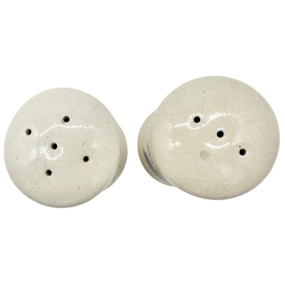 Myrtle Beach SC Ceramic Salt and Pepper Shakers Souvenir Set White 3 inches Tall
