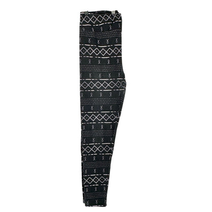 LuLaRoe Leggings Womens Tall and Curvy Black White Geometric Print Stretchy Soft