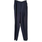 Burberrys Dress Pants Womens Size 4 Navy Blue Wool Pleated Made In USA Classic