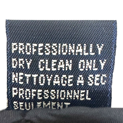 Burberrys Dress Pants Womens Size 4 Navy Blue Wool Pleated Made In USA Classic