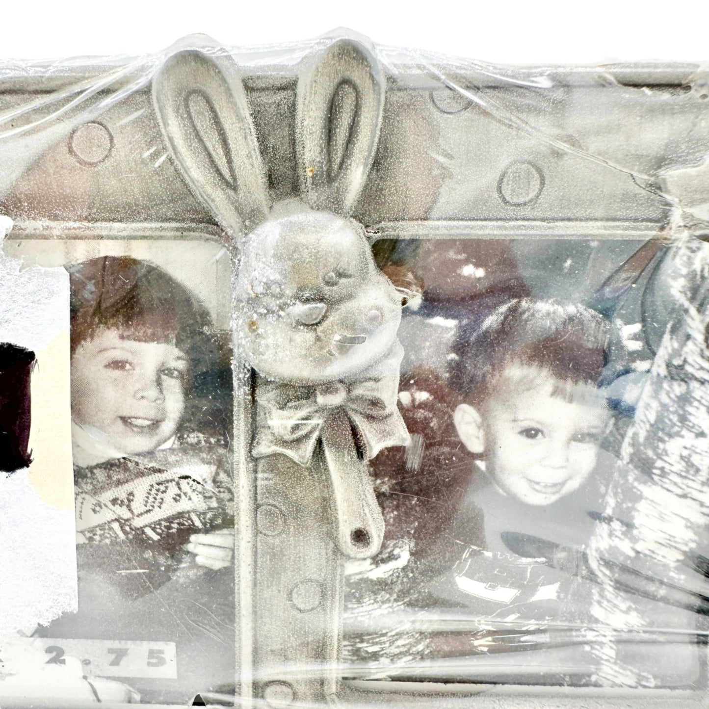 Regent Gallery 5-Opening Baby Picture Frame 9x7 Pewter Finish Easel Back NIP
