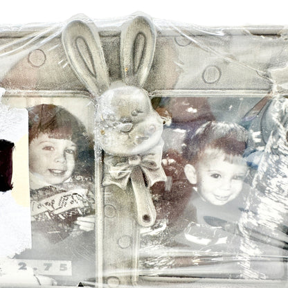 Regent Gallery 5-Opening Baby Picture Frame 9x7 Pewter Finish Easel Back NIP