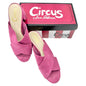 Circus By Sam Edelman Mules Womens Size 8 M Stevie Pink Suede Block Heel Slip-On