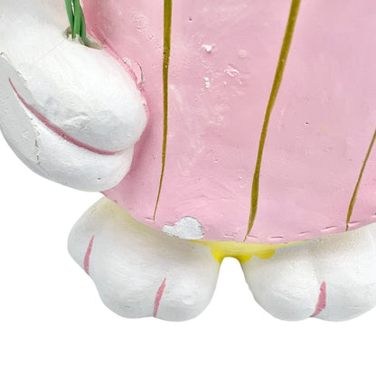 Easter Bunnies Pair of 2 Resin Adorable Couple in Pastel Colors
