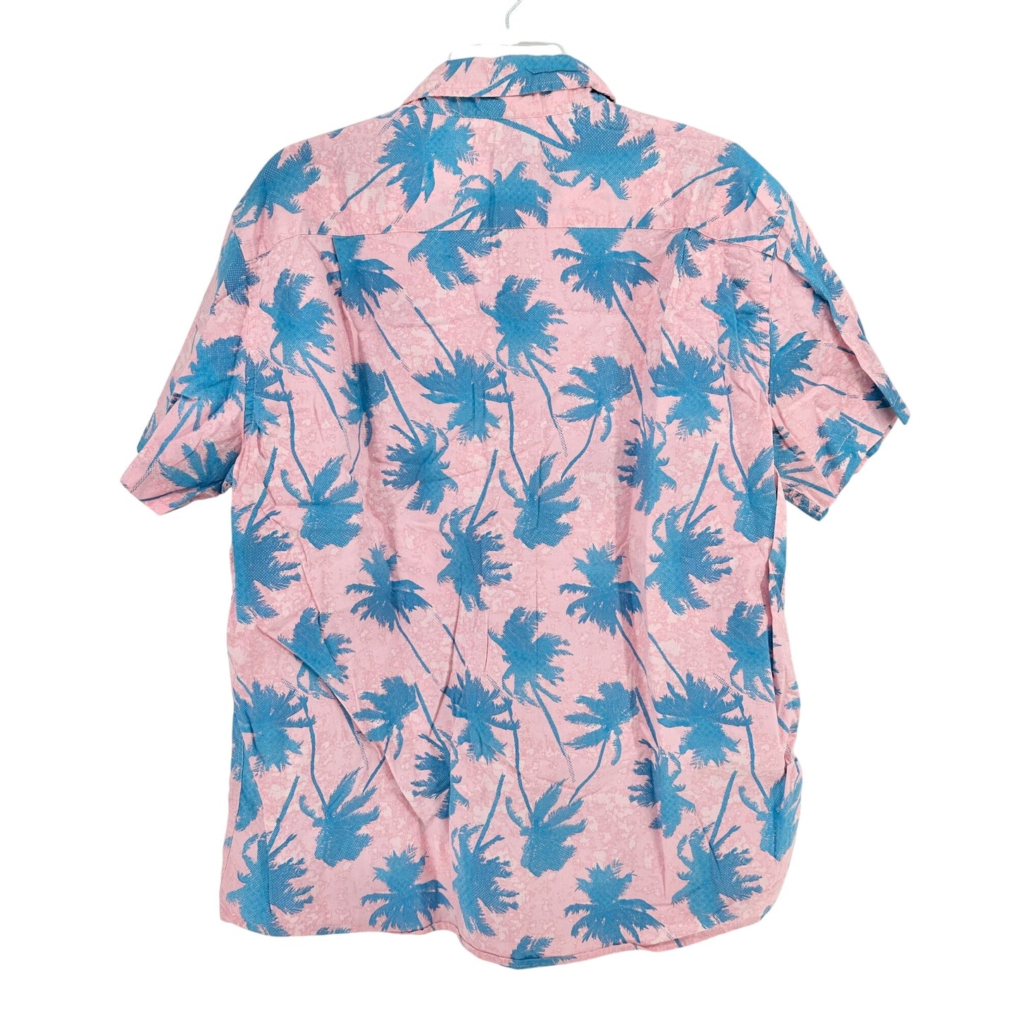 Sonoma Goods For Life Shirt Mens XL Pink and Blue Palm Tree Print SS Button-Up