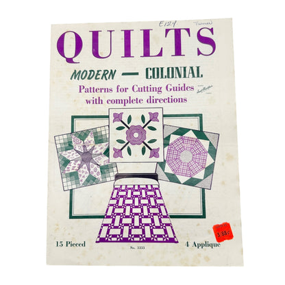 Vtg Lot of 4 Quilt Pattern Sewing 1970s Magazines McCalls Ladys Circle and More