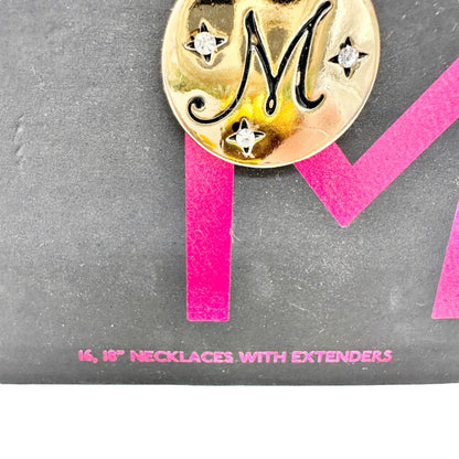 No Boundaries Gold-Tone Layered Necklace Set With M and Star Charms