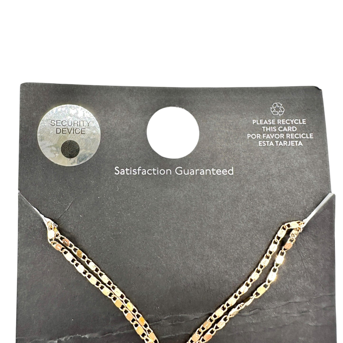 No Boundaries Gold-Tone Layered Necklace Set With M and Star Charms