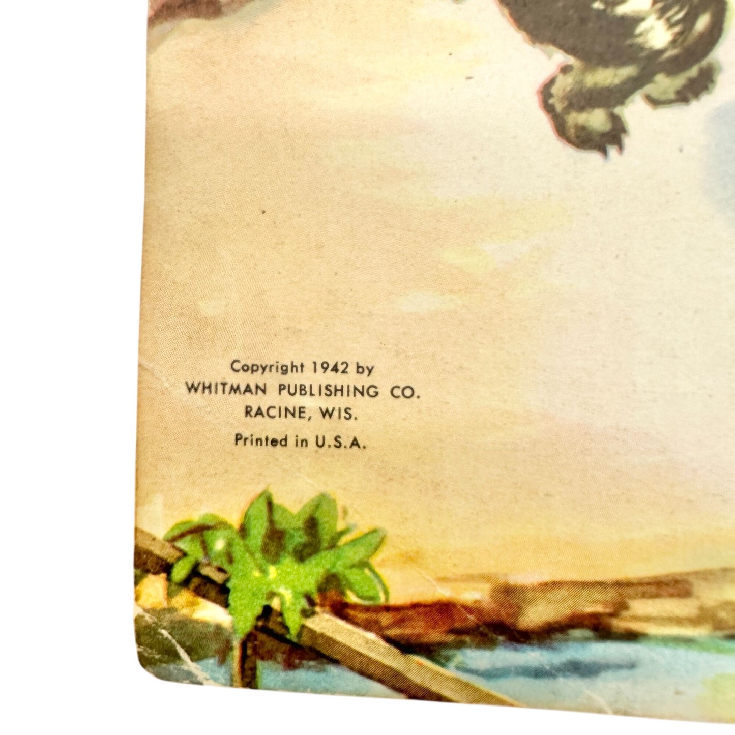 Jack And Jill Visit The Zoo 1942 Peek-A-Boo Book By Whitman Publishing Co.