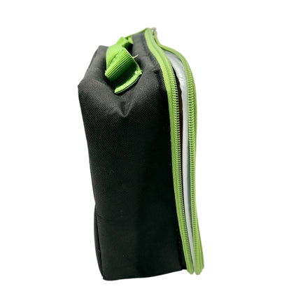 Minecraft Thermos Insulated Lunch Bag and 16oz Bottle Creeper Black Green 10x7x3