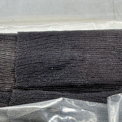 Hanes Silk Reflections Control Top Pantyhose Sz EF Barely Black Sheer Sandalfoot