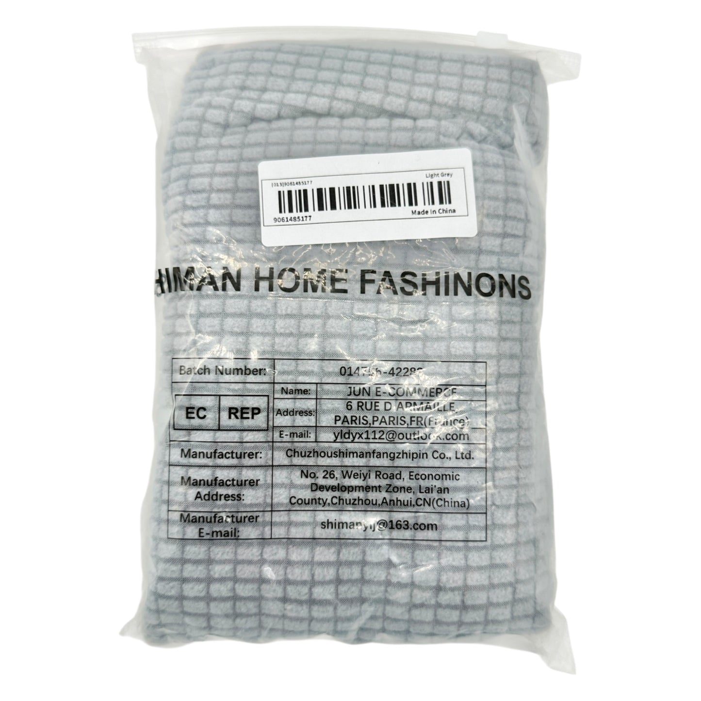 Two packs of 2 pcs Stretch Armrest Covers Gray By Shiman Home Fashions NEW
