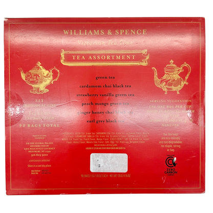 Victorian Tea Time Gift Set 6 Tins With 90 Tea Bags By Williams & Spence NEW