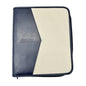 Abound By Marriott Vacations Navy Cream Travel Organizer Binder Zipper Closure