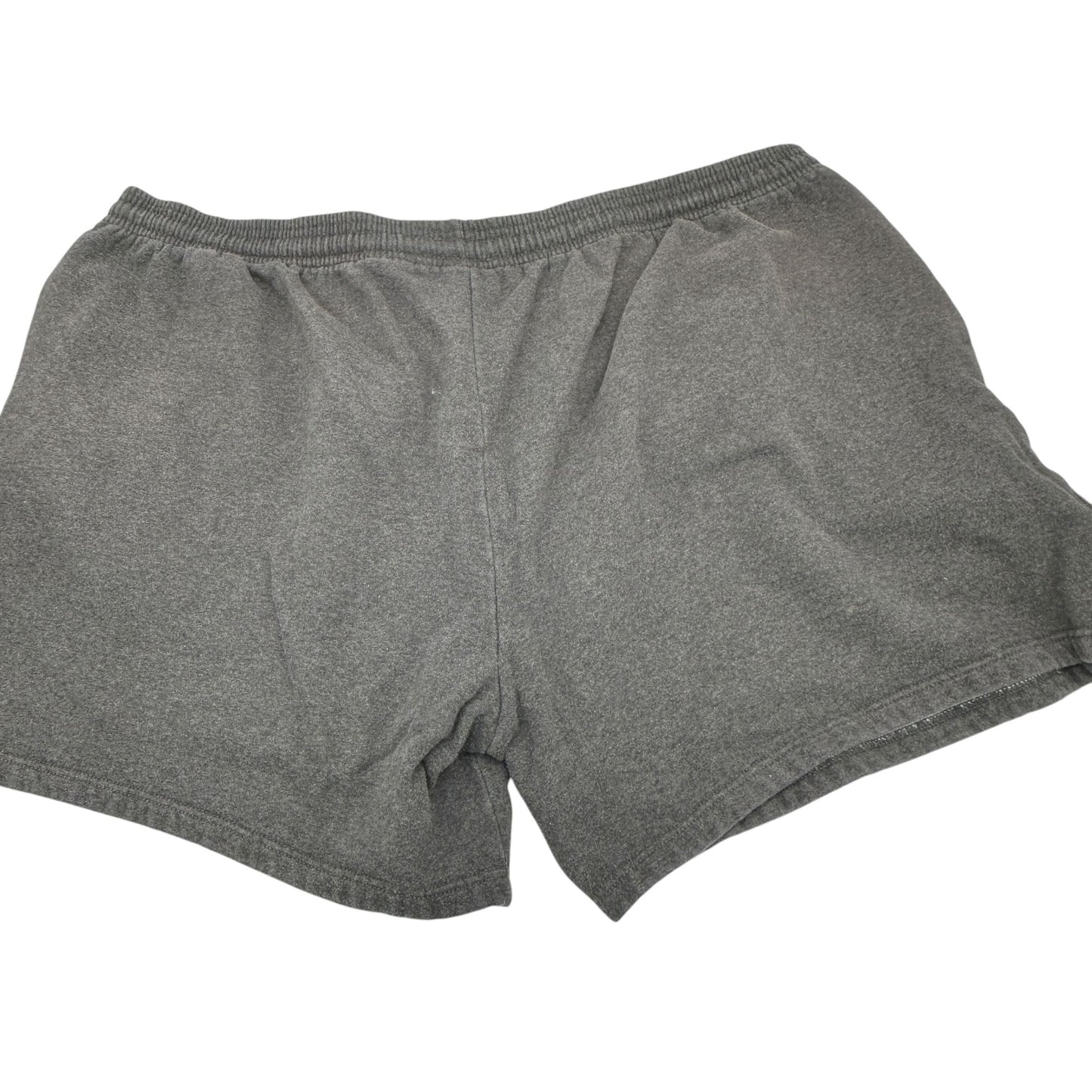 Reebok Athletic Shorts Mens 3X Gray Drawstring Elastic Waist Pockets Fleece Lined
