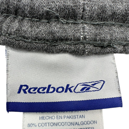 Reebok Athletic Shorts Mens 3X Gray Drawstring Elastic Waist Pockets Fleece Lined