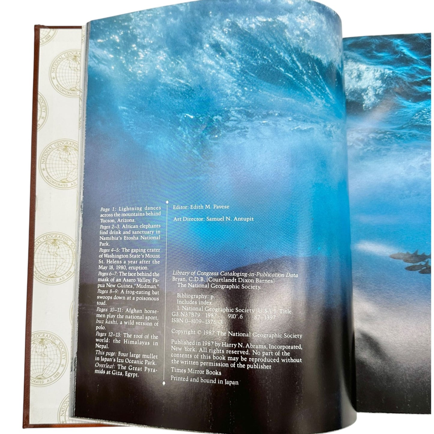 The National Geographic Society 100 Years Adventure And Discovery Hardcover 1987