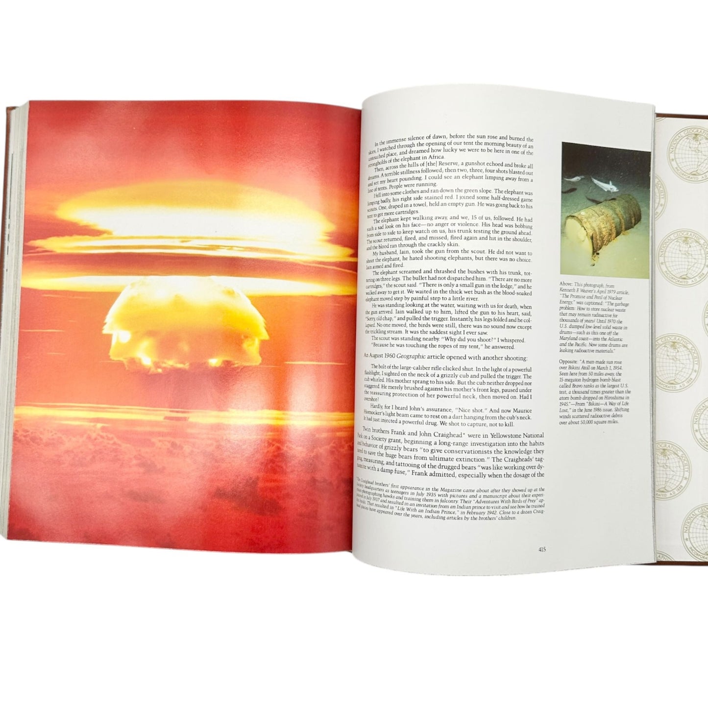 The National Geographic Society 100 Years Adventure And Discovery Hardcover 1987