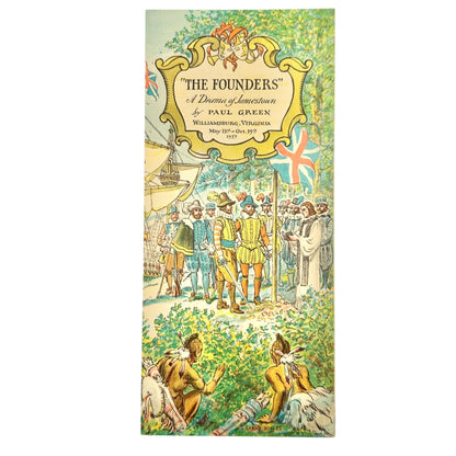 1957 Jamestown VA Festival Programs Trio Official Founders Old World Souvenir Ed