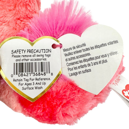 Ty Beanie Boos Gilda Flamingo Plush Soft Collectible Stuffed Animal Wispy Pink