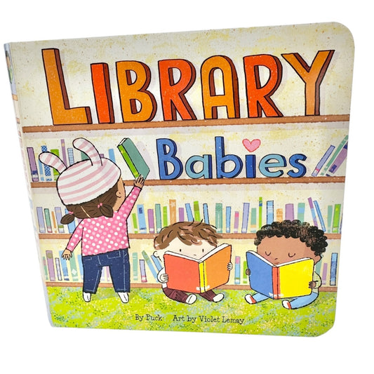 Library Babies by Puck and Violet Lemay (2020, Children's Board Books) Duopress