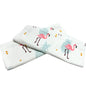 Caro Home Flamingo and Pineapple Print Cotton Bath Towels 27"x17" Set Of 2
