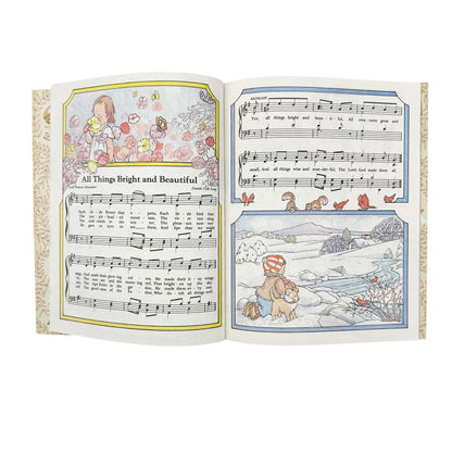 1985 The Little Golden Book Of Hymns By Elsa Jane Werner Frances Score Mitchell