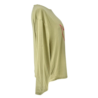 MERRY Long Sleeve Army Green Shirt Fits Like 3XL Relaxed Fit Lightweight NEW