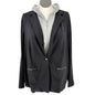 Torrid Size 3 Black Blazer With Gray Hoodie Insert Front Pockets Casual Chic 3X