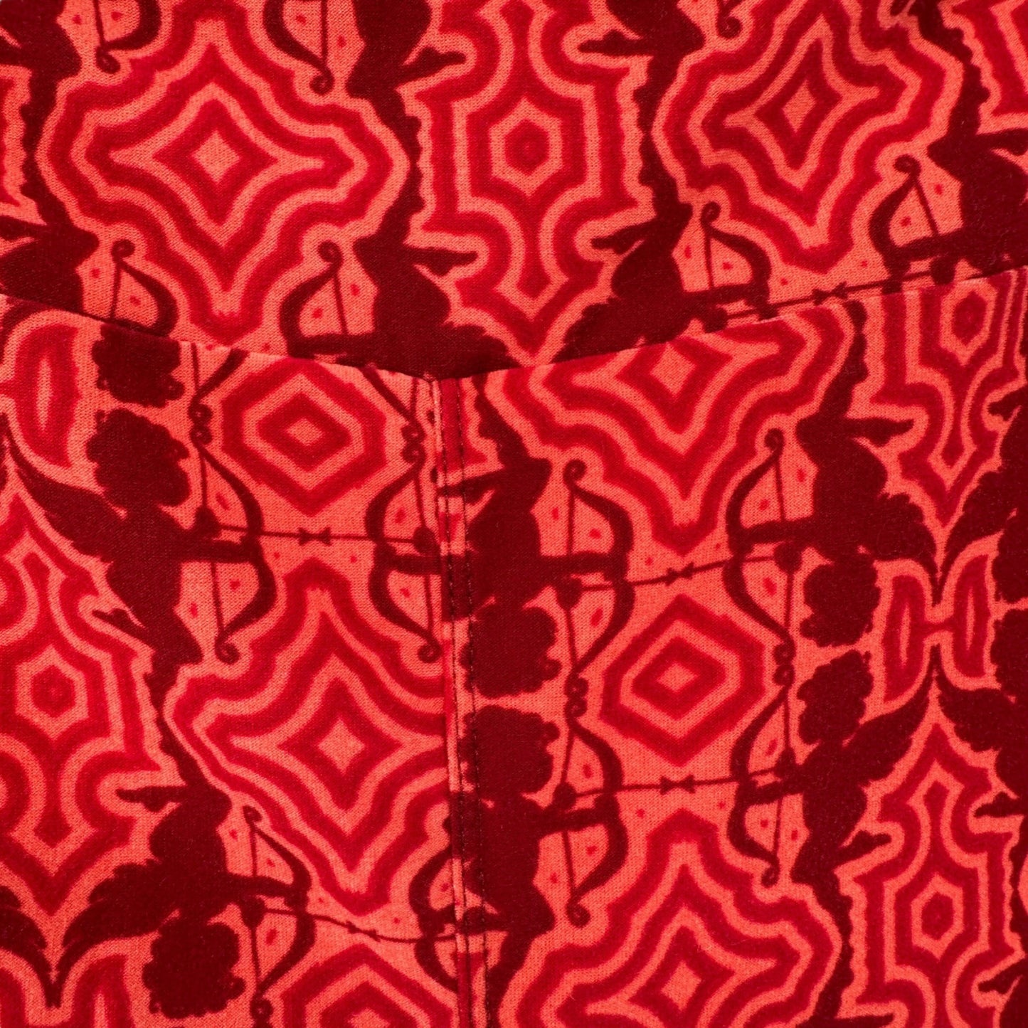 LuLaRoe Leggings Womens Tall and Curvy Red Cupid Valentines Pattern Stretch