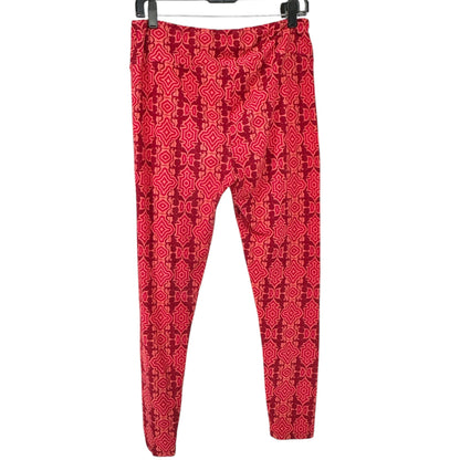 LuLaRoe Leggings Womens Tall and Curvy Red Cupid Valentines Pattern Stretch