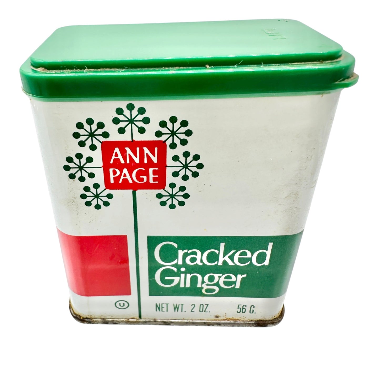 Vintage Ann Page Spice Tins Collection Allspice Cracked Ginger Oregano Mace 4 pc