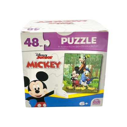 Disney Junior Mickey 7-Piece Collectible Figures and 48-Piece Puzzle Set Kids