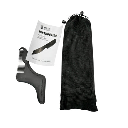 Febote Electric Beard and Hair Straightener For Men Ceramic Coating Accessories