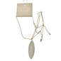 Necklace Oval Pendant 30in Chain Nickel-Free Jewelry Gold-Tone by 14th & Union