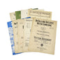 Set Of 9 Vintage Sheet Music Collection Lyrics and Piano Vocal Arrangements 12x9