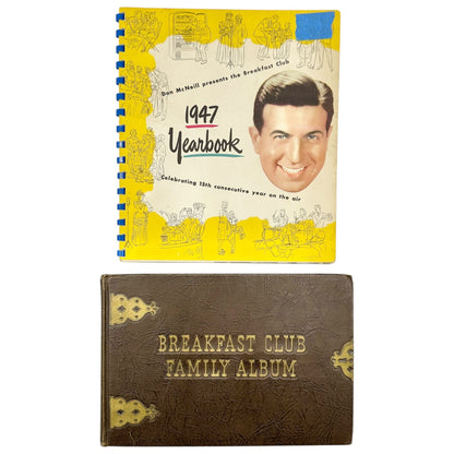 1940s Breakfast Club Family Album and 1947 Yearbook Collectible Books
