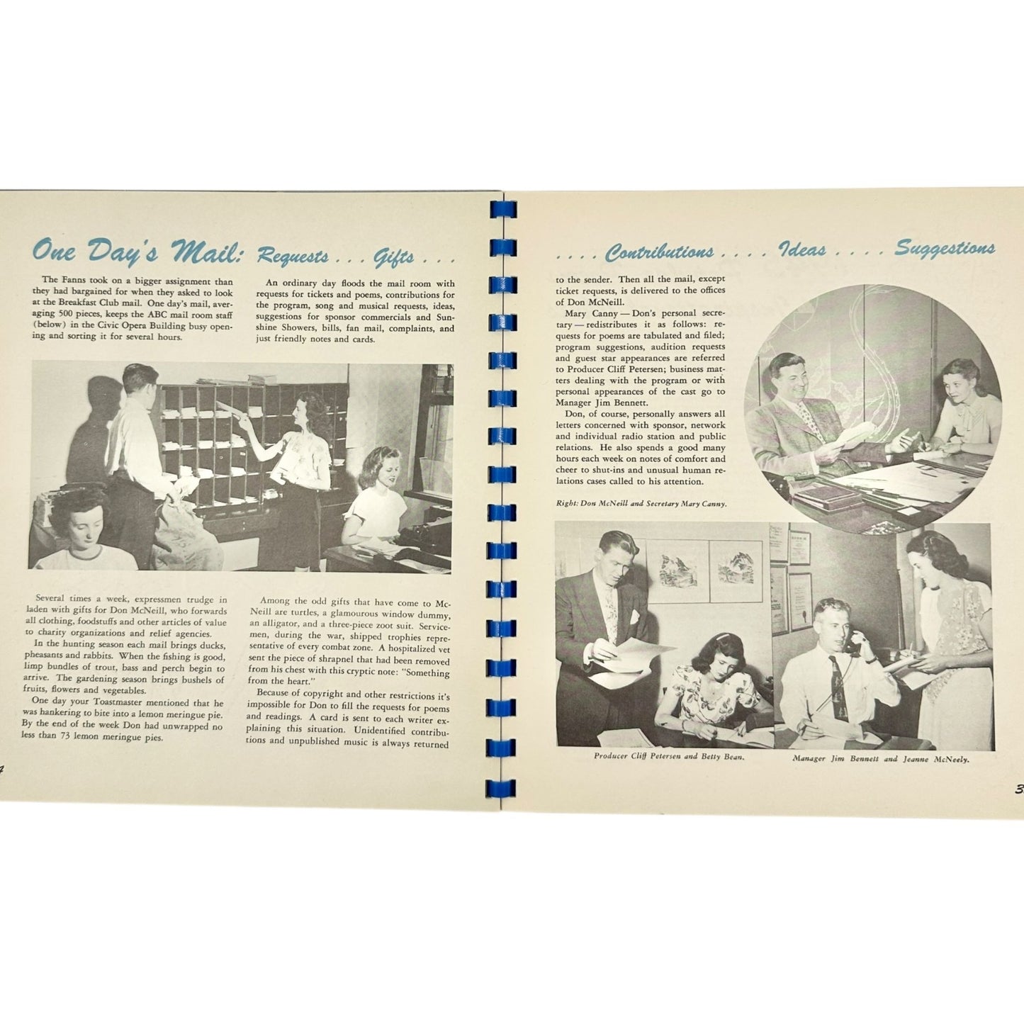 1940s Breakfast Club Family Album and 1947 Yearbook Collectible Books